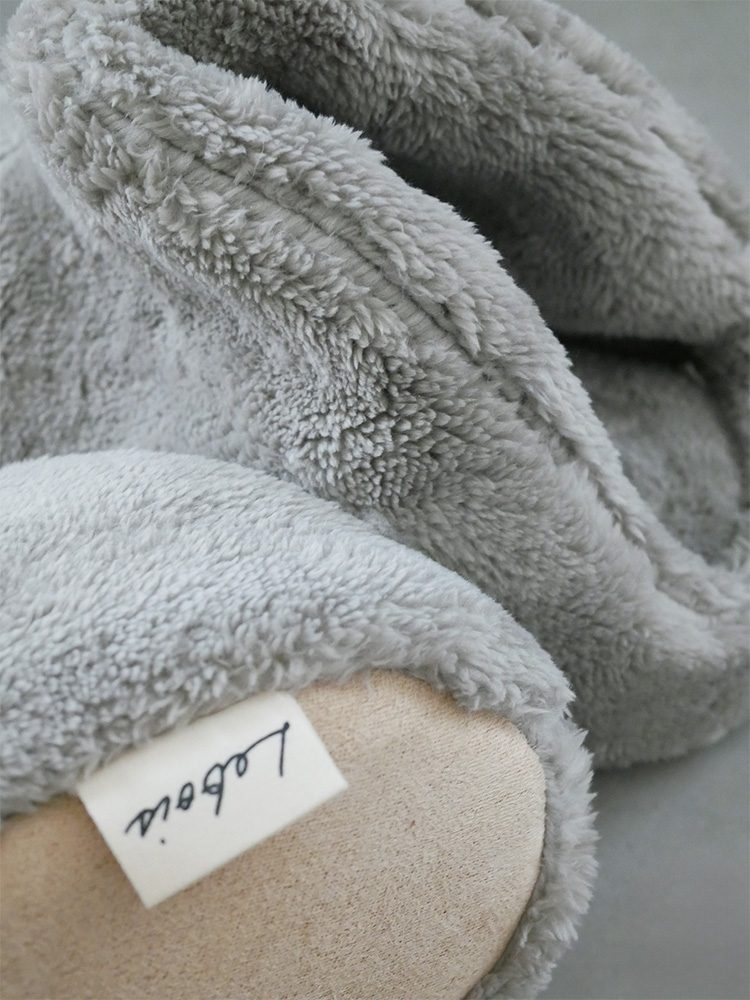 レボアの灰色着る毛布、柔らかいポリエステル素材で快適なルームウエア