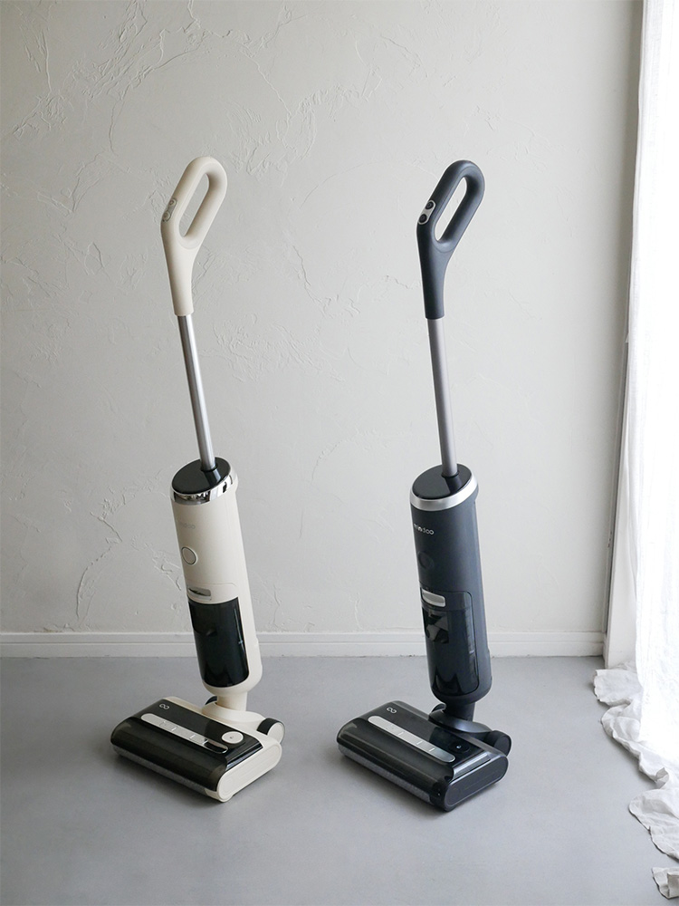 吸引と水拭きが同時にできるMindoo AquaX掃除機特別セットの本体と付属アクセサリー