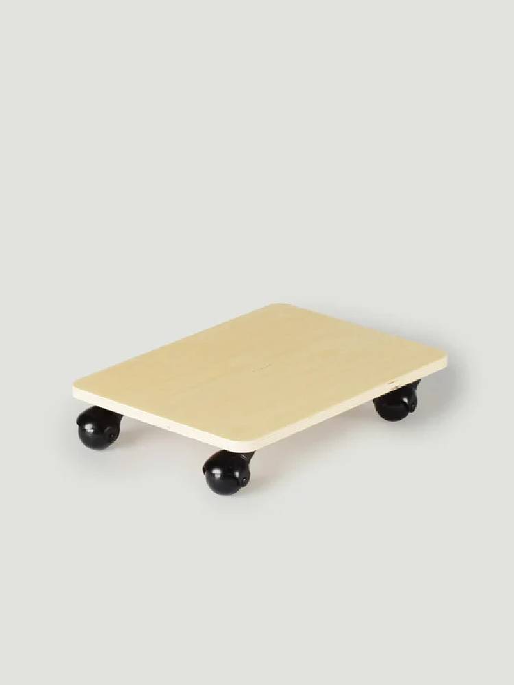 キャスター付きのMOHEIM収納リンデンボックス、プラスチック製の車輪で簡単に移動可能