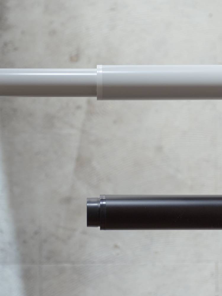 モリタ製アルミ物干し竿 SEN シルバー色