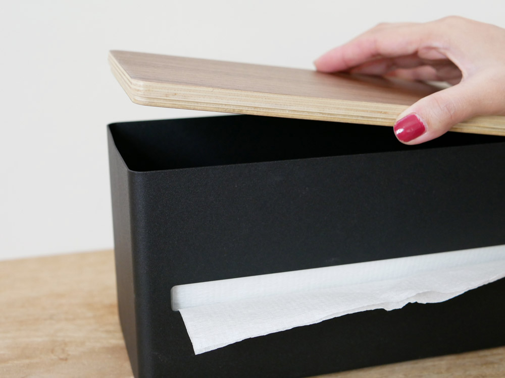 Yamazaki RIN製 両面スチールティッシュケース