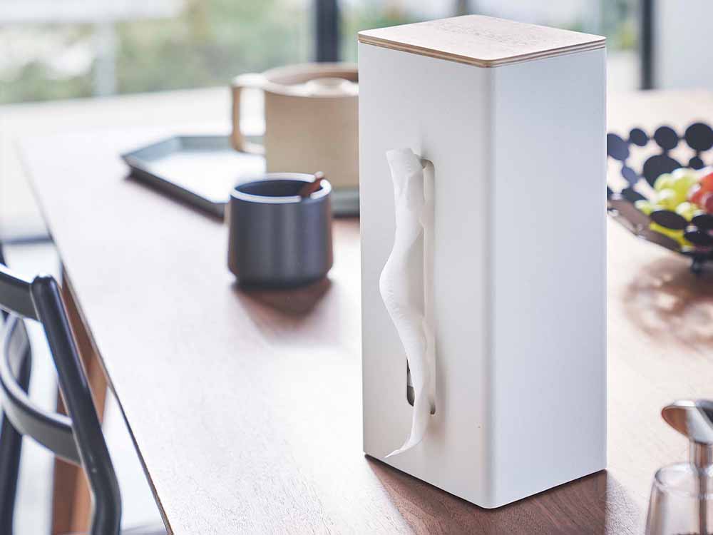 リンの両面ティッシュケースとセラミックカップのセット