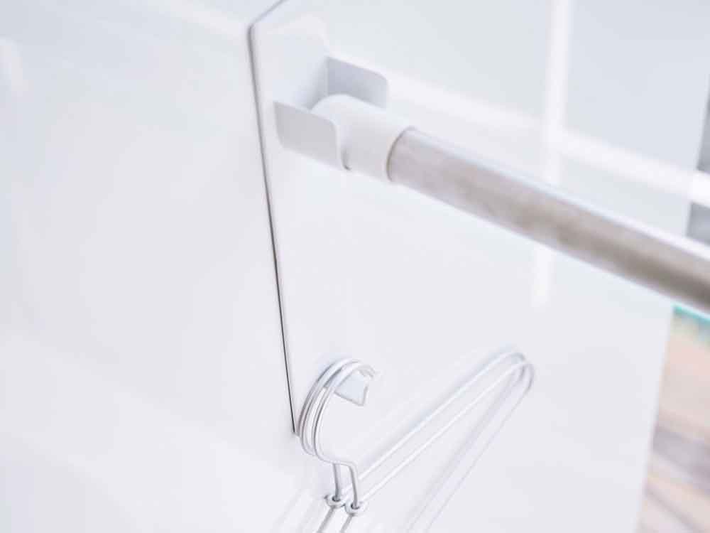 タワーのマグネット物干し竿ホルダー2個セット