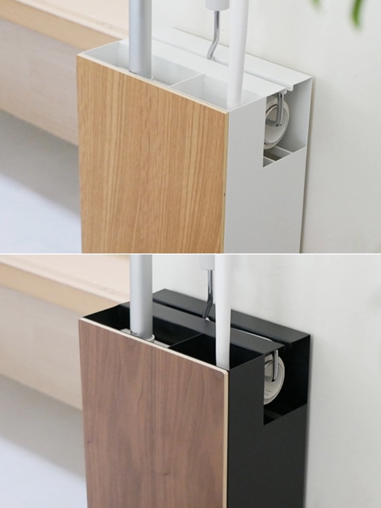 グレー色のタワークリーナーツールオーガナイザー