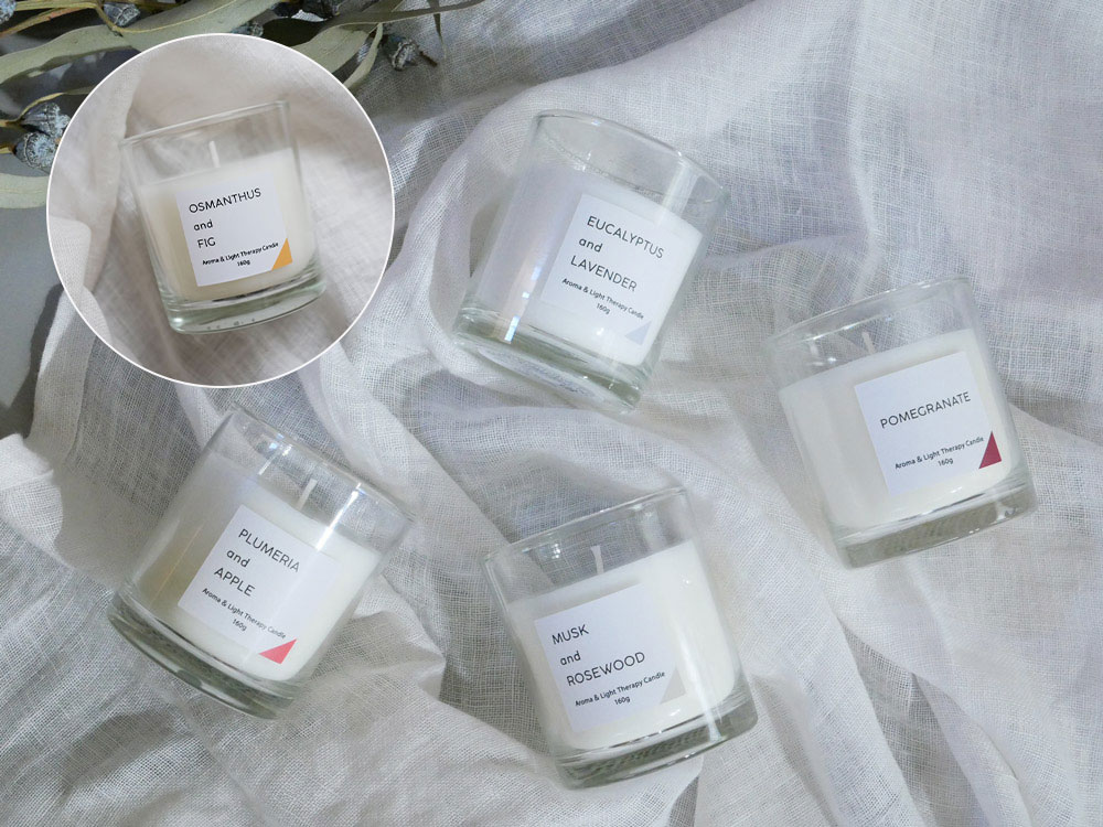 カメヤマキャンドルの香るキャンドルLガラス瓶