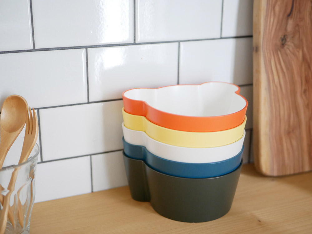 子供用クマ柄プレートとボウルのセット