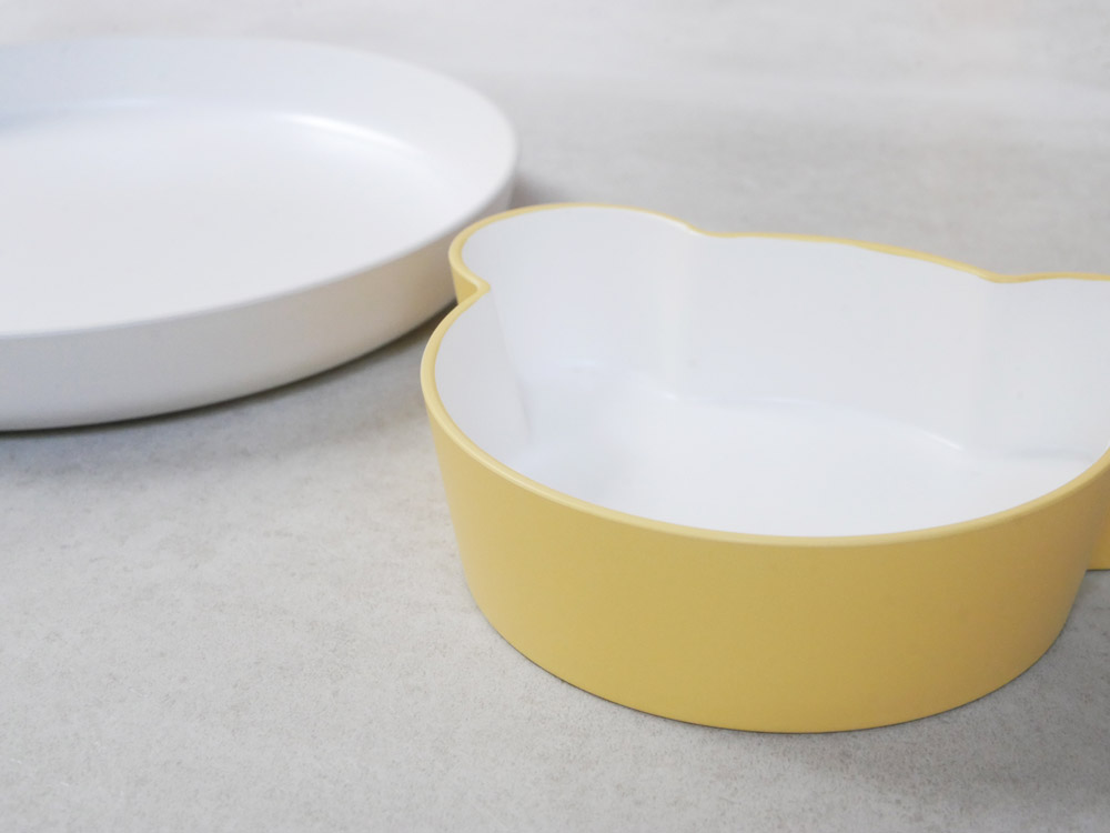 たっくキッズディッシュ ベアのプレートとボウルセット