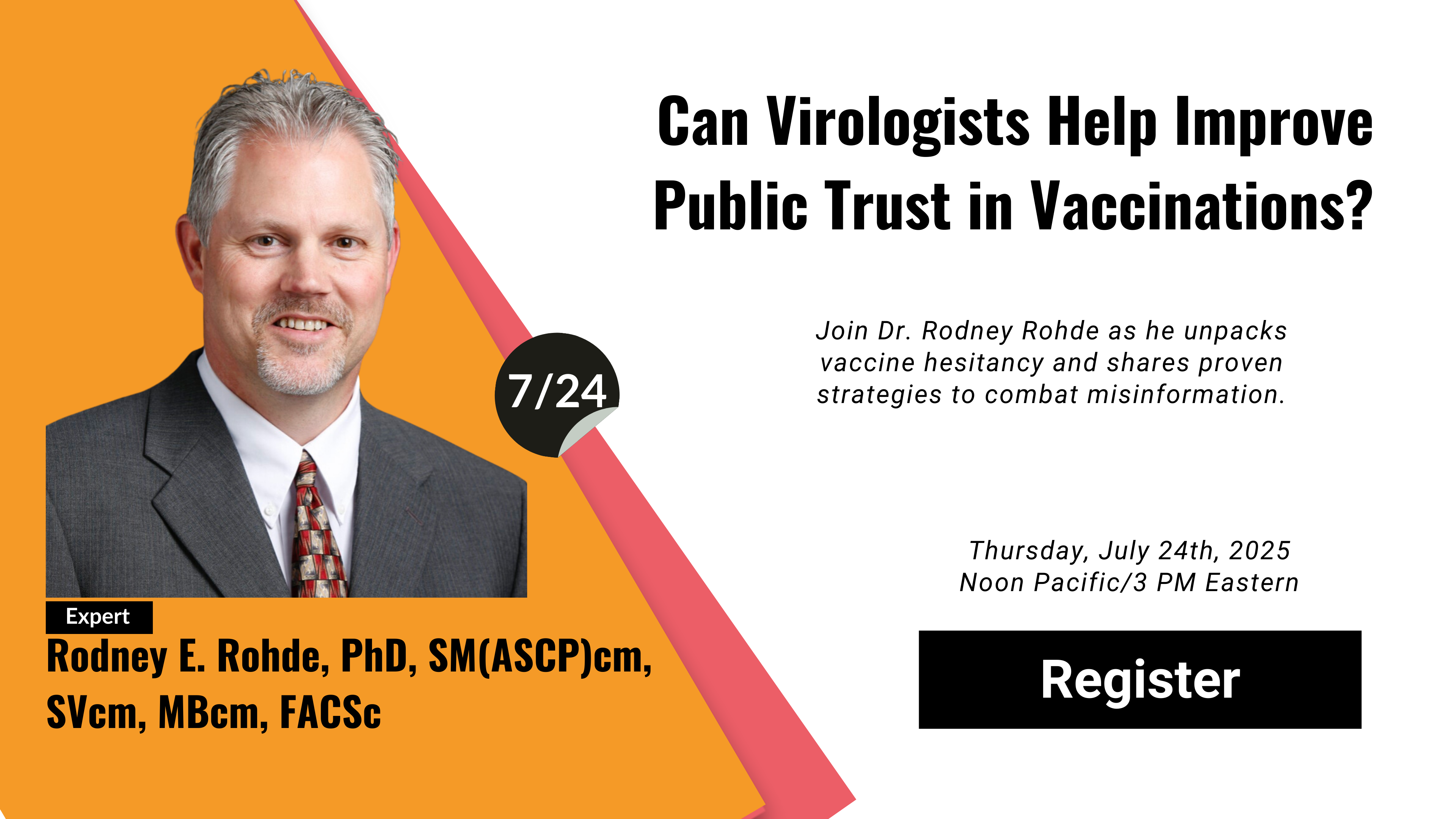 Can Virologists Help Improve Public Trust in Vaccinations?