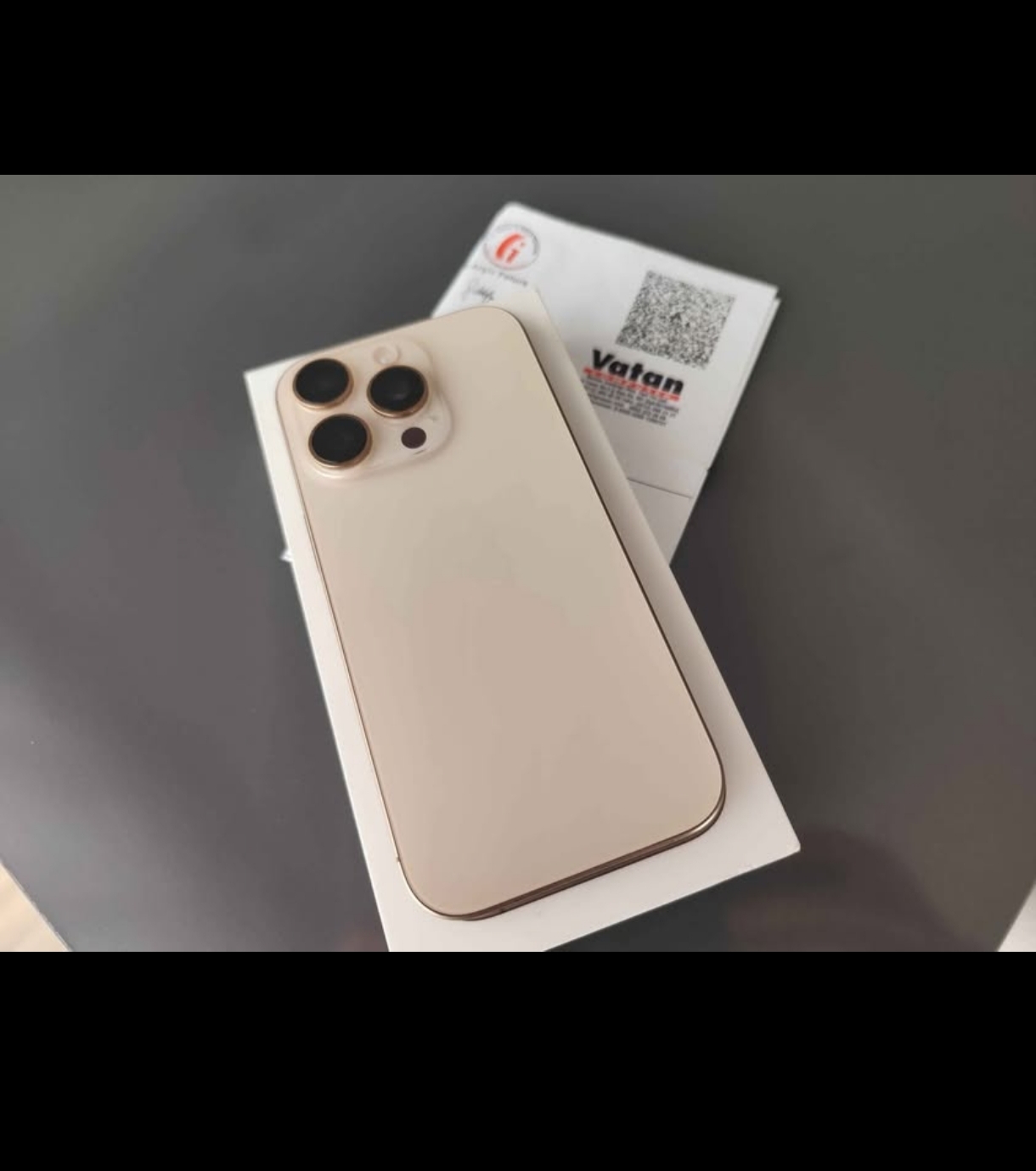 iPhone 16 pro 128Gb çöl titanium - Resim 2