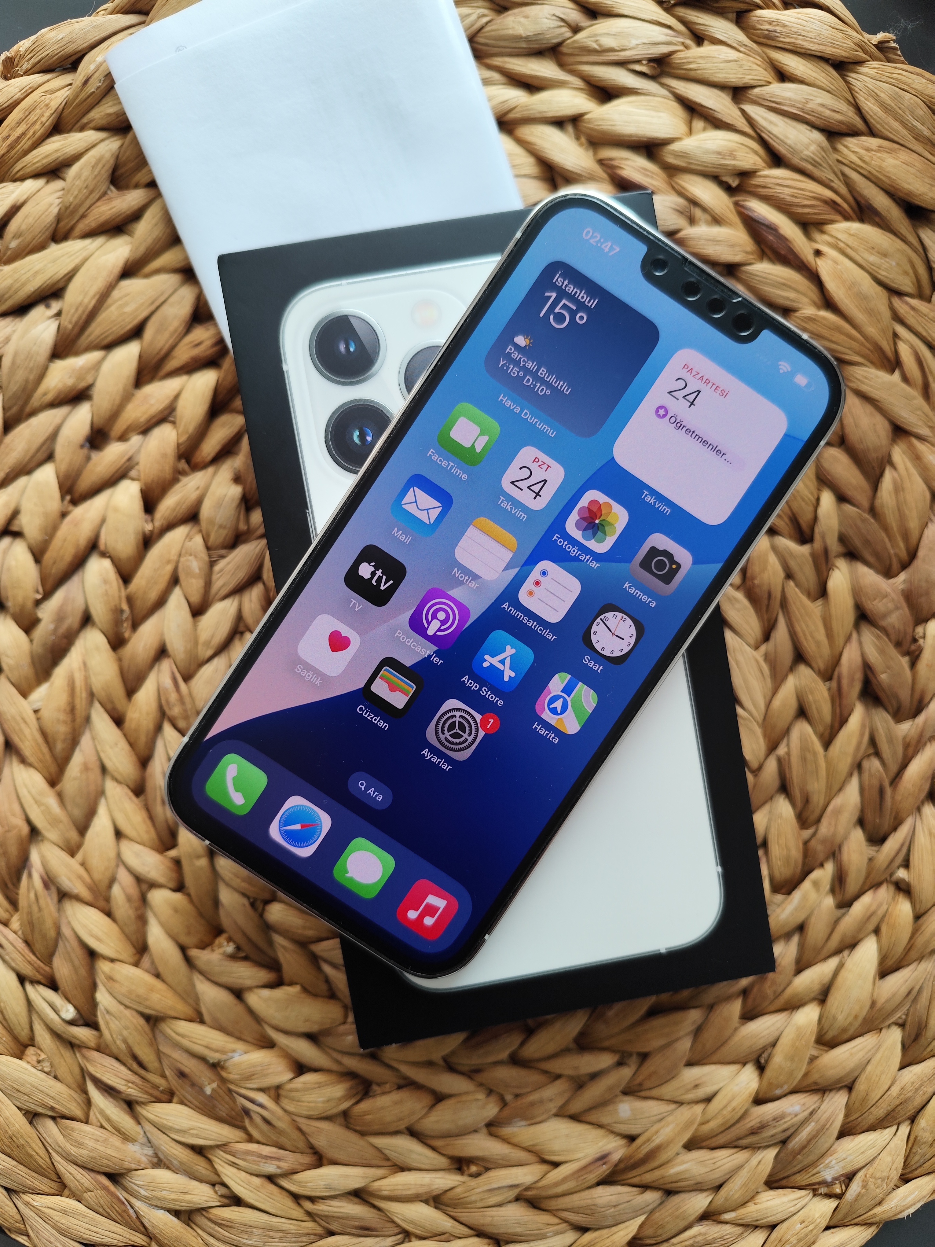 iPhone 13 pro 128Gb Beyaz - Resim 5