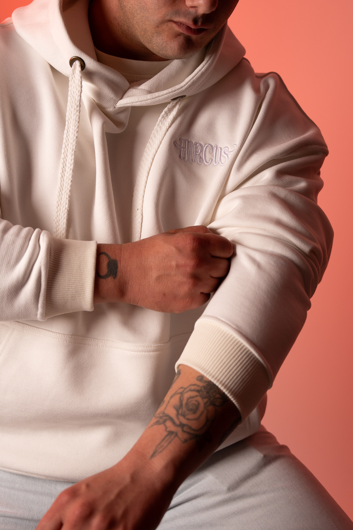 Premium Oversize Basic Beyaz Sweatshirt