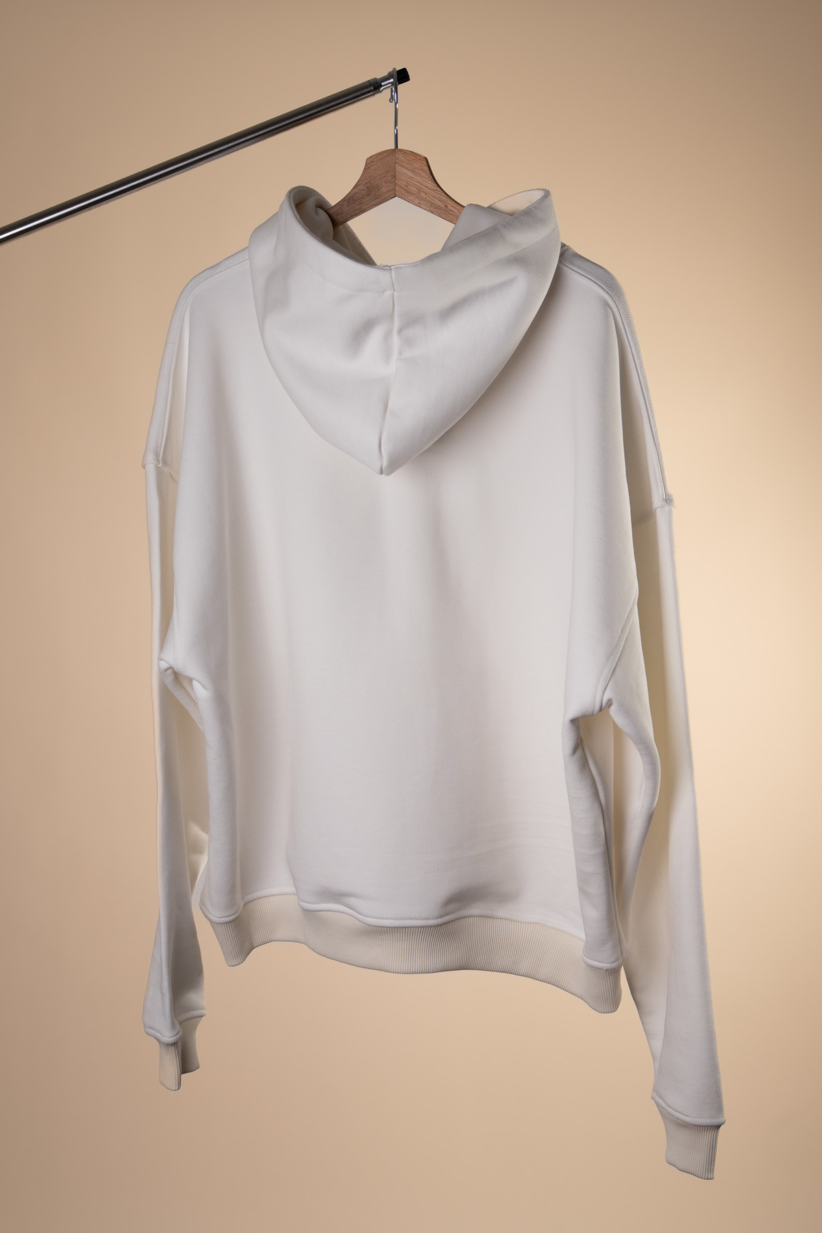 Premium Oversize Basic Beyaz Sweatshirt