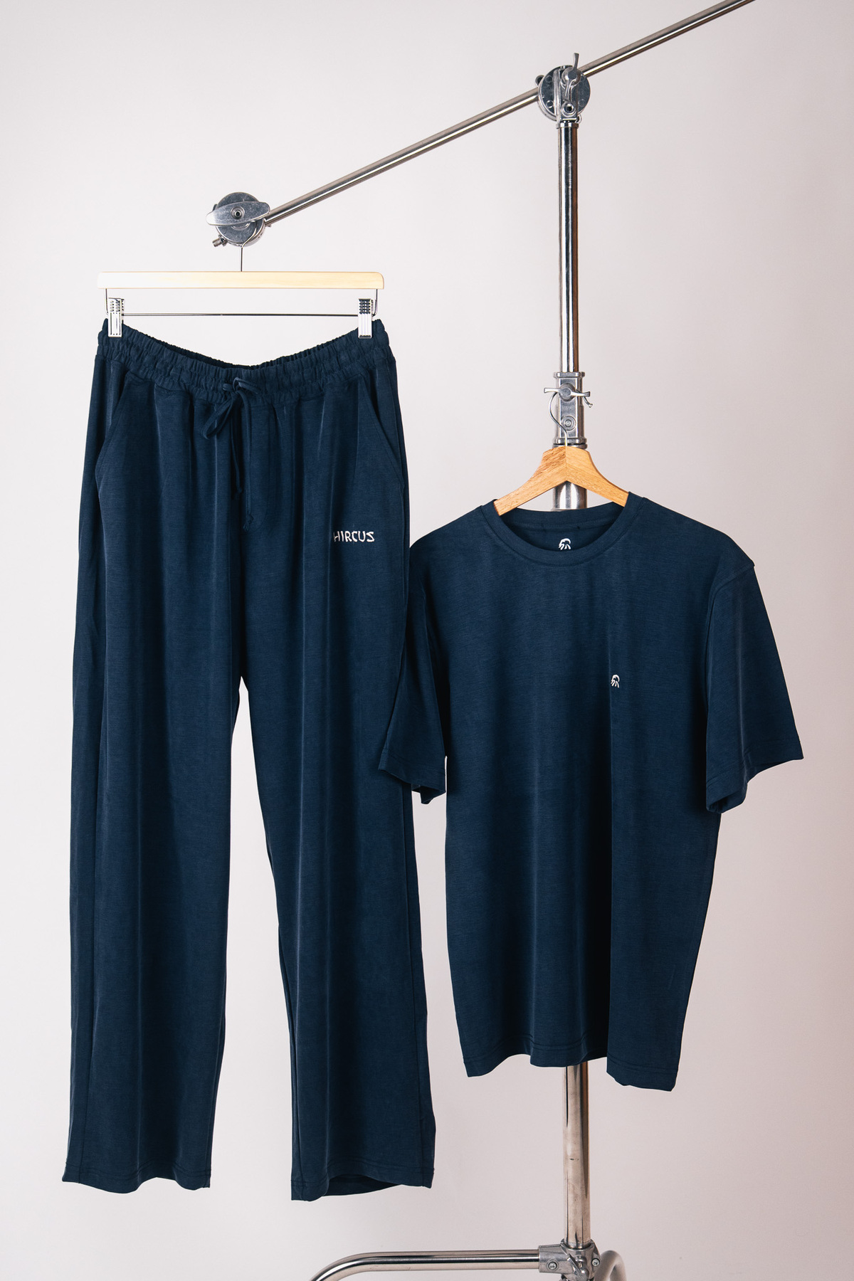 Premium Oversize Basic Mavi Takım