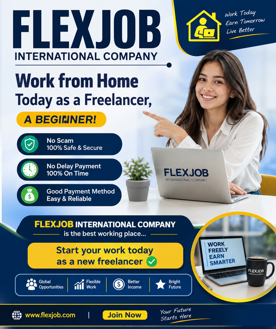Flexjob international company logo