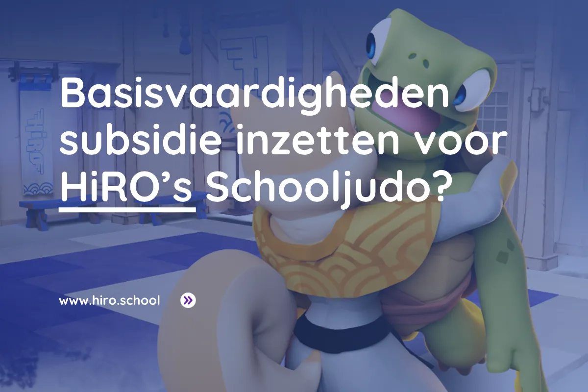 Basisvaardigheden subsidie voor Schooljudo