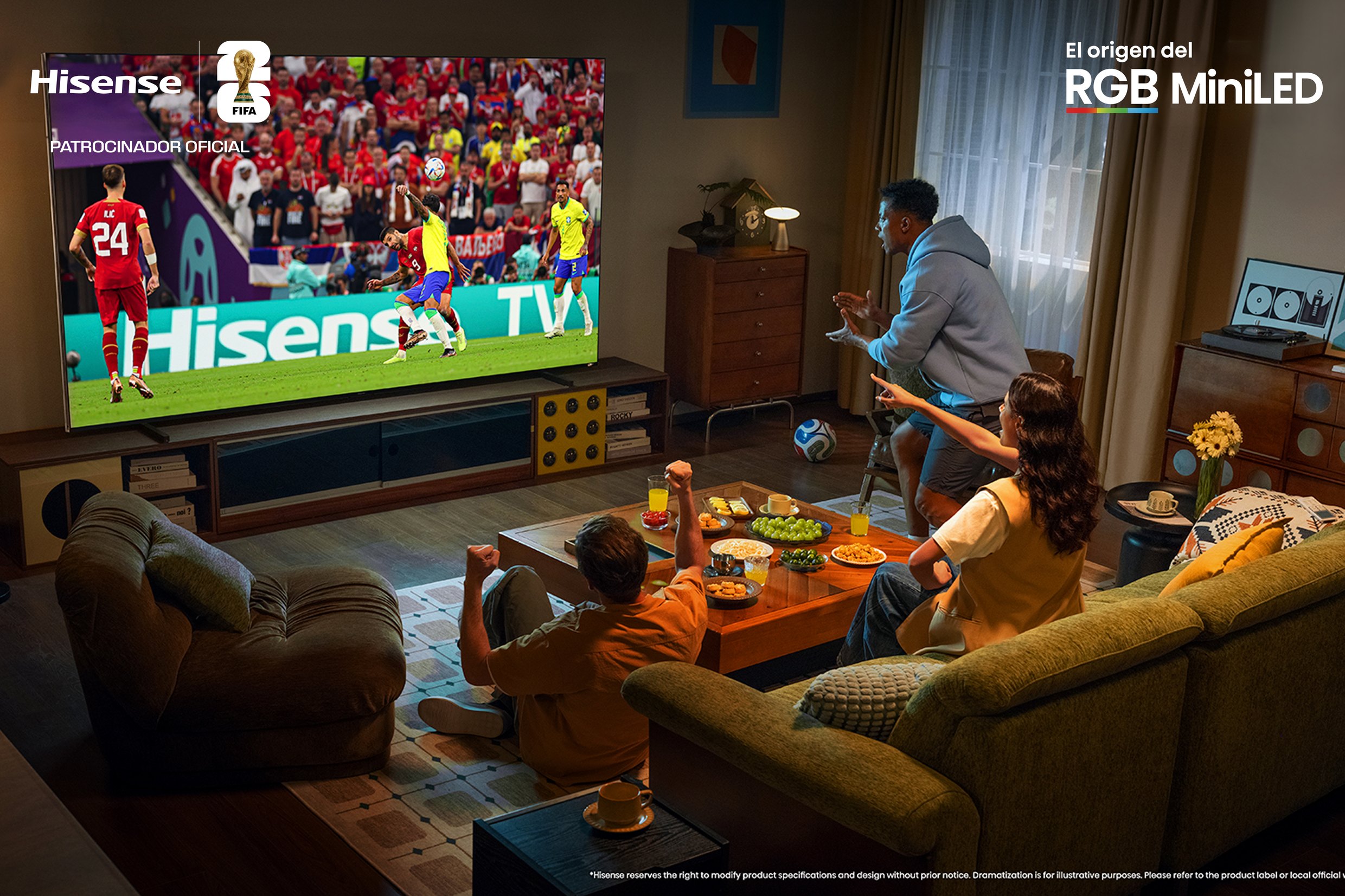 Acercando a los fanáticos al juego: Hisense mejora la experiencia visual de la Copa Mundial de la FIFA 2026™ a través de la innovación en pantallas