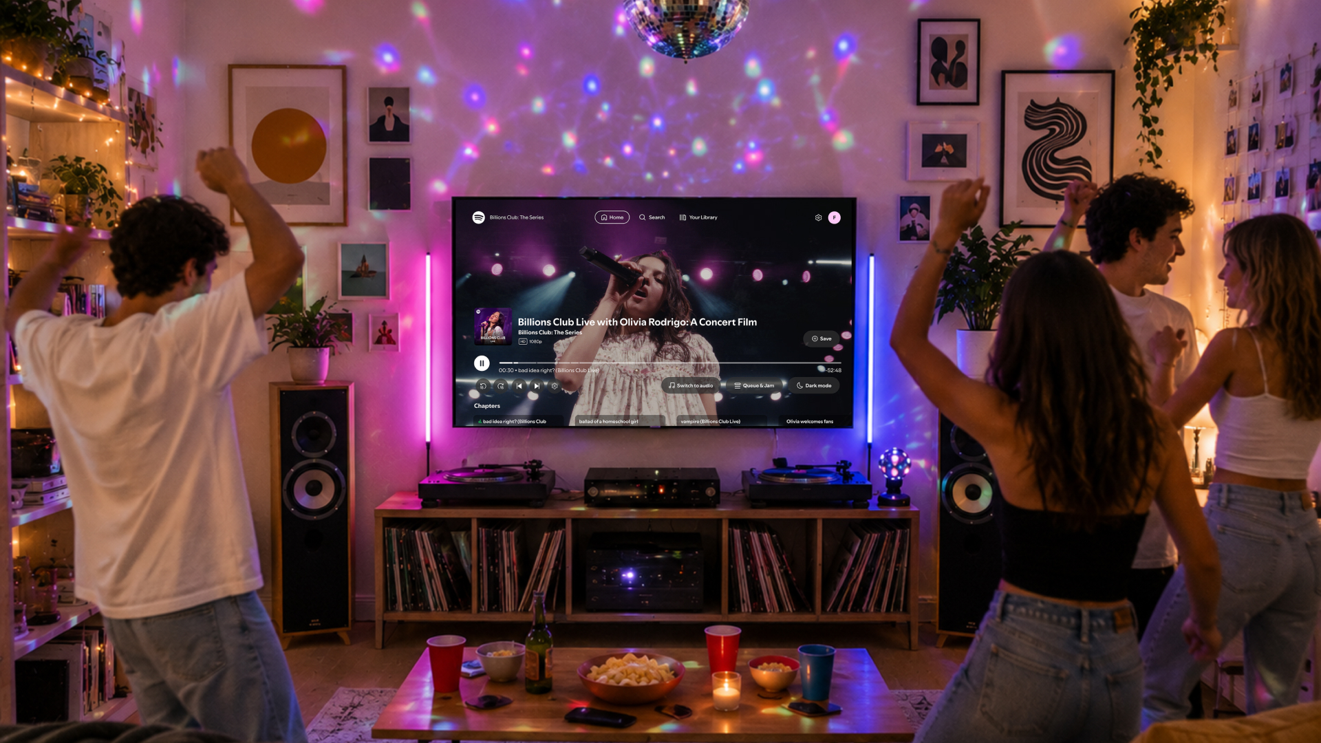 Spotify ya está disponible en los Smart TV Hisense con VIDAA