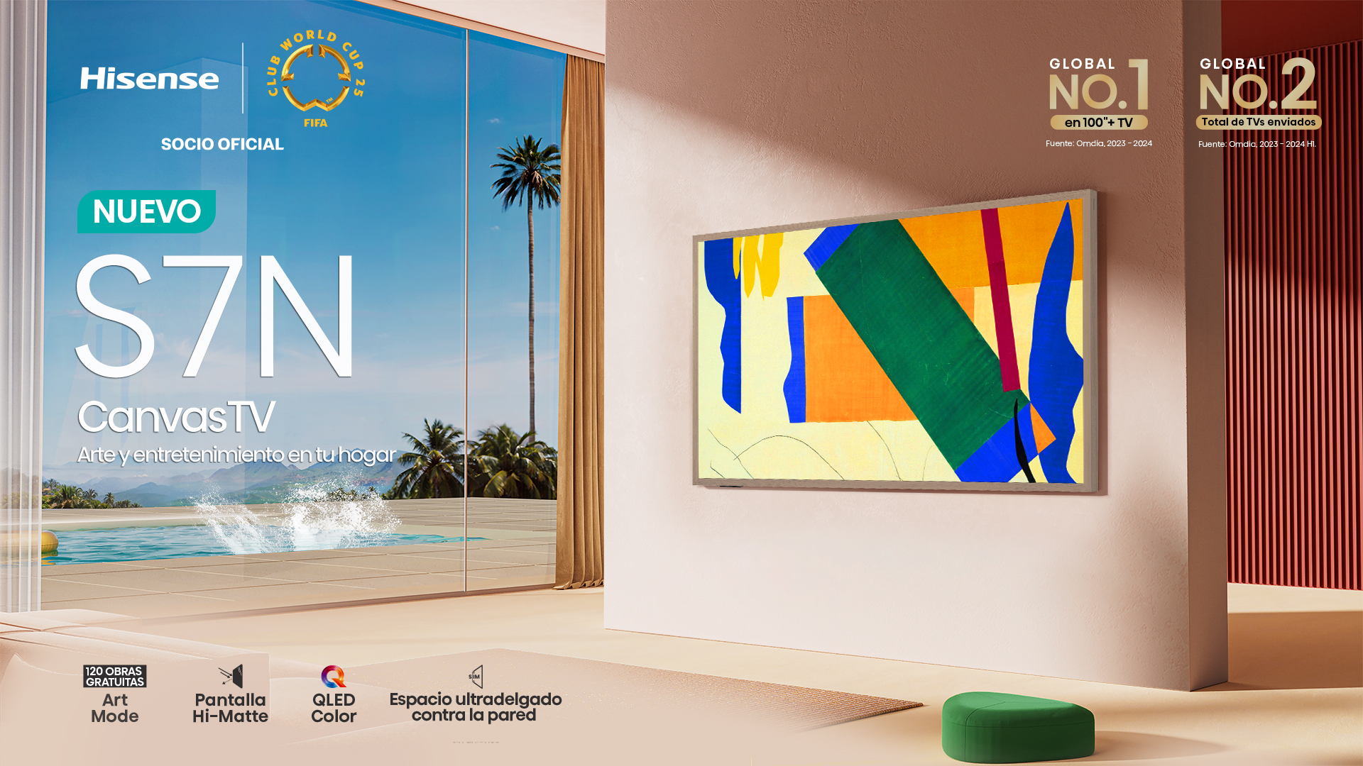 TV Hisense Canvas S7 N Kv