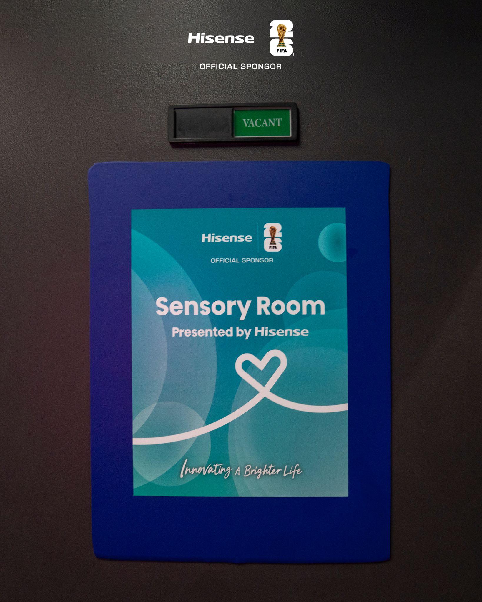 Se&ntilde;alizaci&oacute;n del Sensory Room presentado por Hisense