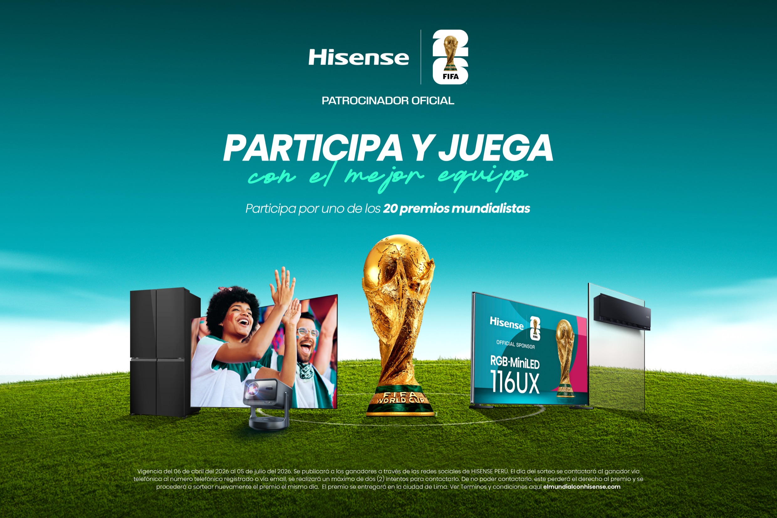 Hisense Mundial FIFA 2026 sorteo