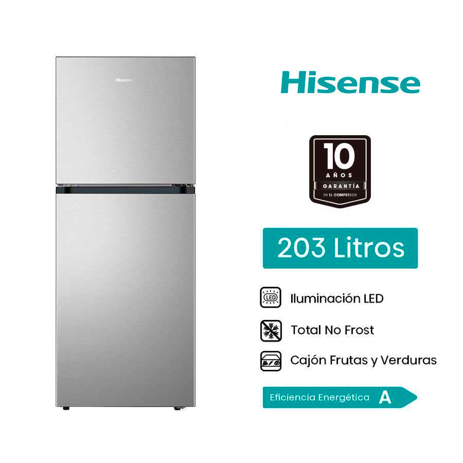 Refrigeradora 203L Top mount BCD-203W Hisense