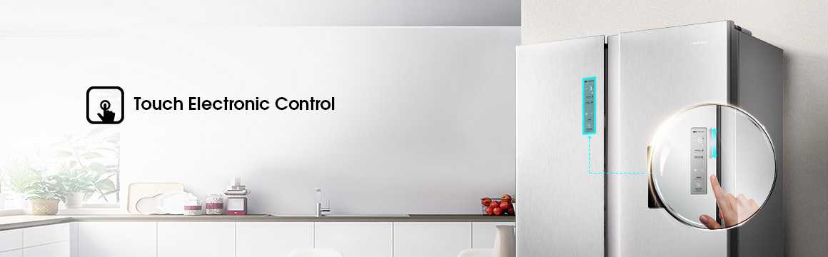 Control electrónico táctil Tome el control total de las funciones de su frigorífico con un panel…