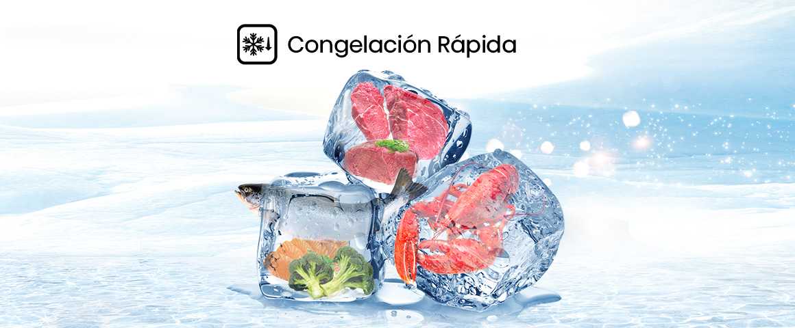 Congelación rápida.