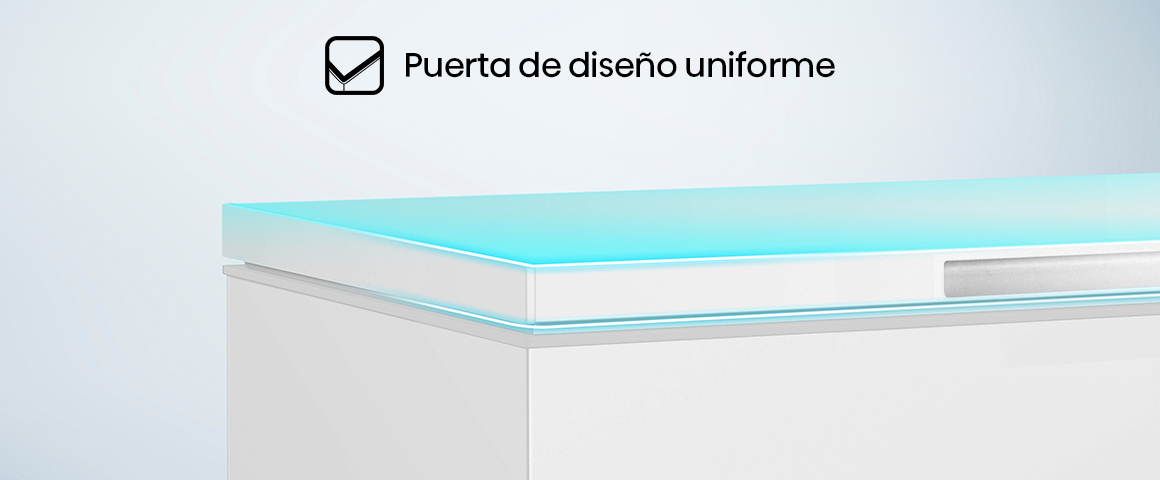 Su puerta sin límites tiene esquinas más suaves y refinadas para un look continuo, que eleva tu espacio con una integ…