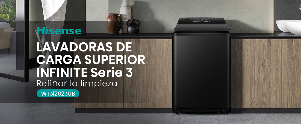 Lavadora 20kg carga superior WT3i2023UB Hisense