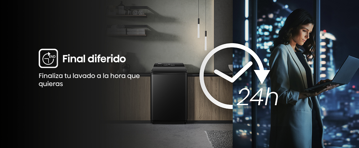 Finaliza tu lavado en remoto.