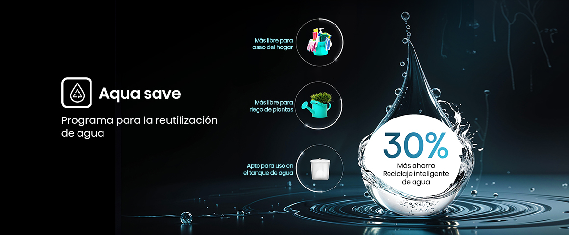 Ahorra agua.