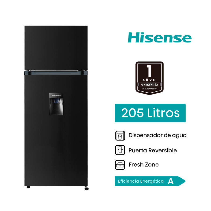 Refrigeradora 205L Top Mount RT205N1ABA Hisense
