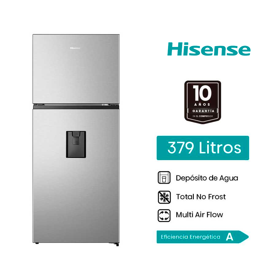 Refrigeradora  379L Top mount inverter RT3N375NMCA Hisense
