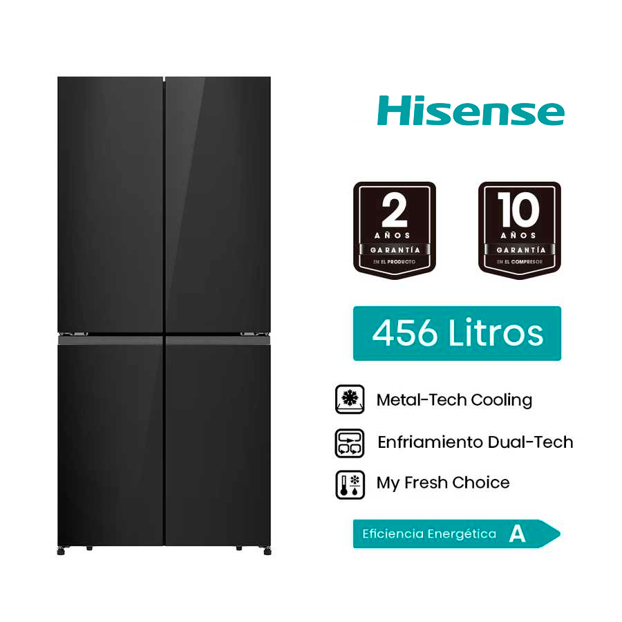 Refrigeradora 456L French door inverter RQ5P470NE1A Hisense