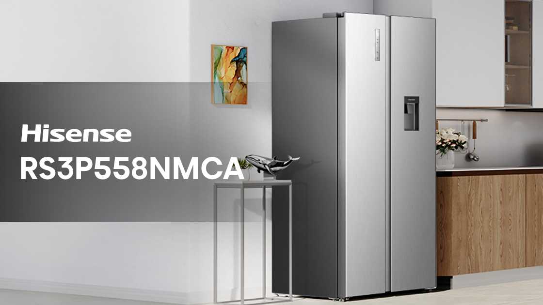 Refrigeradora 529L Side by Side inverter RS3P558NMCA Hisense