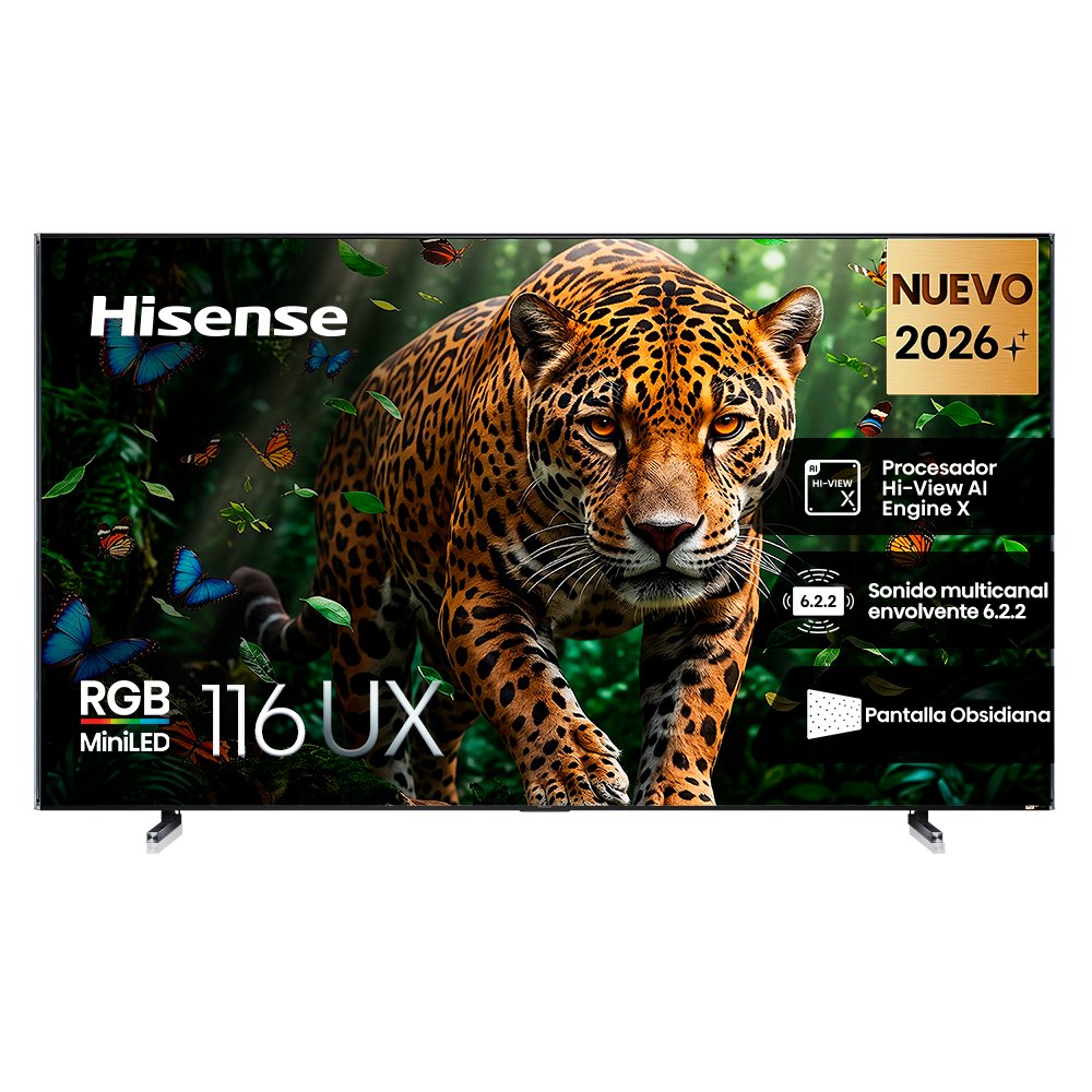 Televisor Hisense 116"  RGB MiniLED 116UX