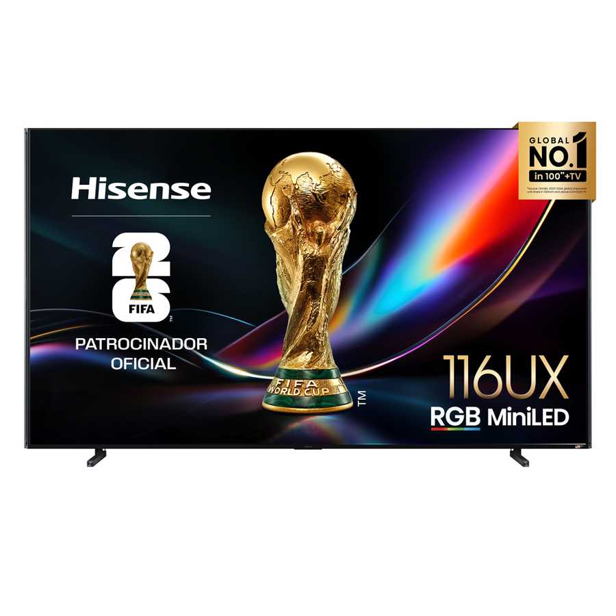 Televisor Hisense 116"  RGB MiniLED 116UX