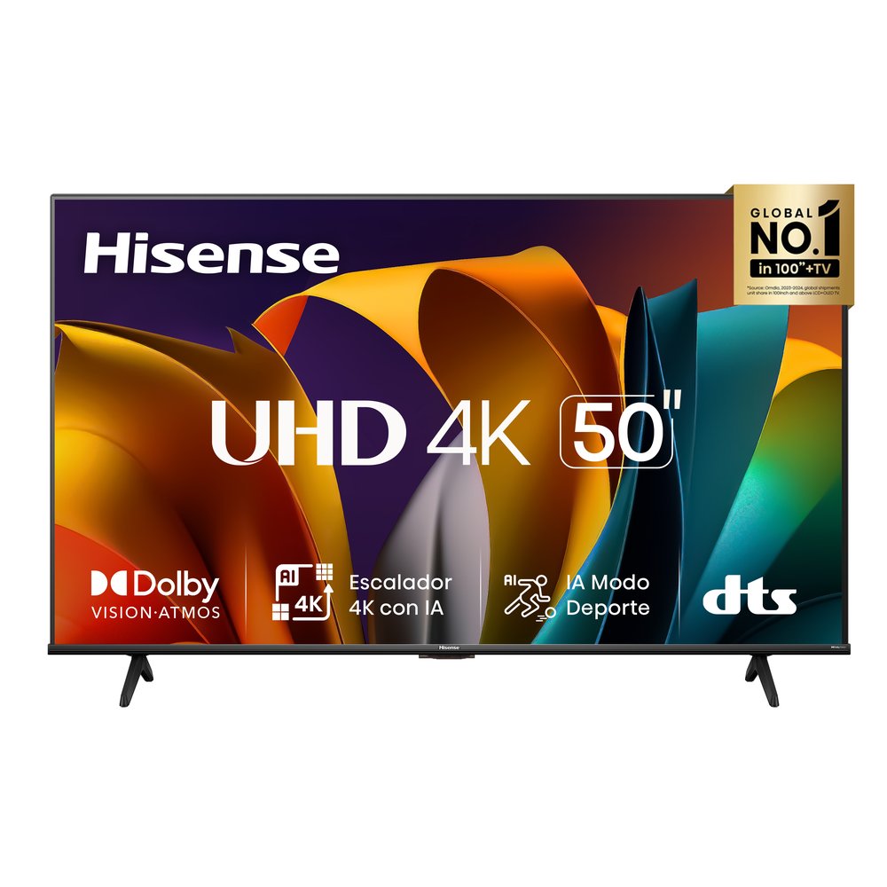 Televisor Hisense LED 50" UHD 4K Smart TV 50A6N (2024)