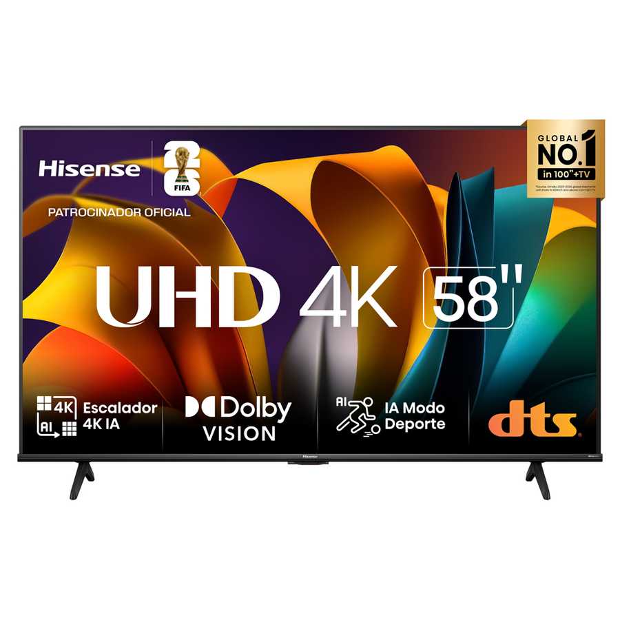 Televisor Hisense LED 58" UHD 4K Smart TV 58A6N (2024)