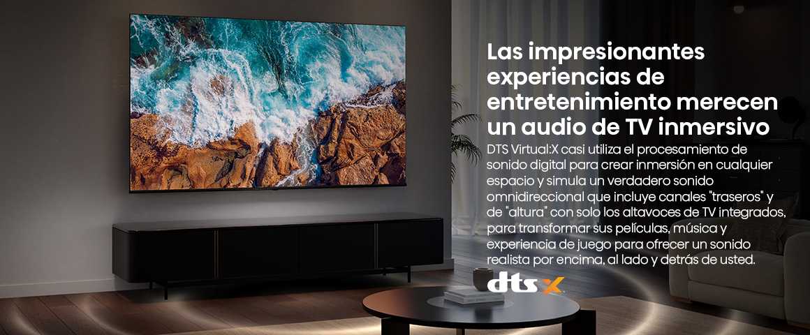 DTS Virtual:X: sonido envolvente sin parlantes extra Esta tecnología usa procesamiento digital para que, solo …
