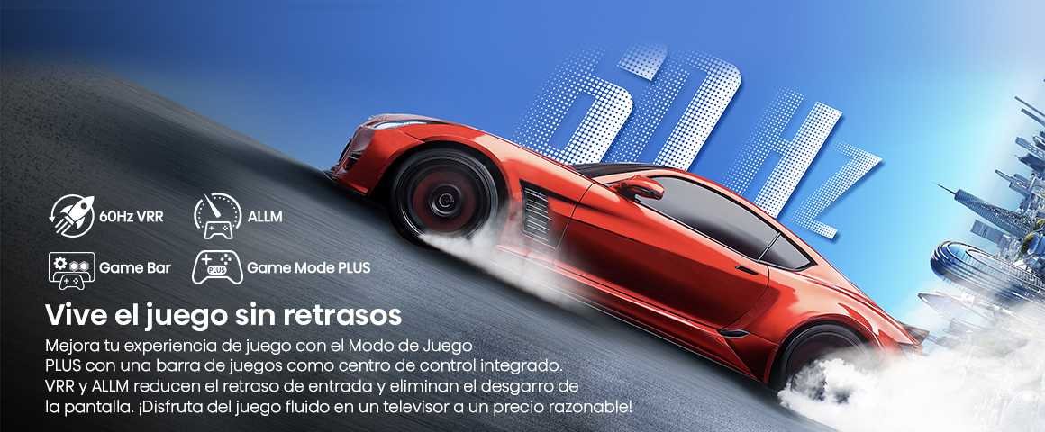 Vive el juego sin retrasos Con VRR y ALLM, tu juego es más fluido, sin retrasos ni distorsiones. Reacciona en …