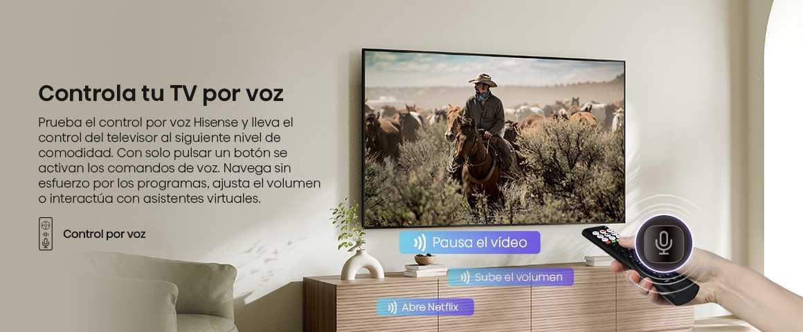 Controla tu TV por voz Activa los comandos de voz con un solo botón y navega sin complicaciones. Cambia de can…
