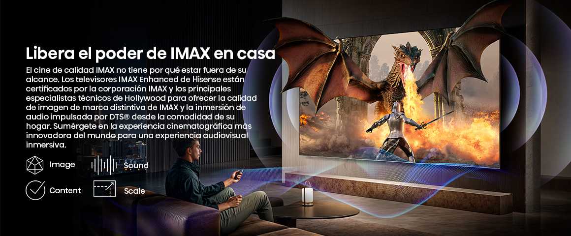Libera el poder de IMAX en casa