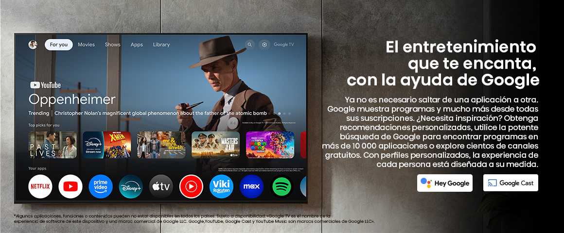 El entretenimiento que te encanta, con la ayuda de Google