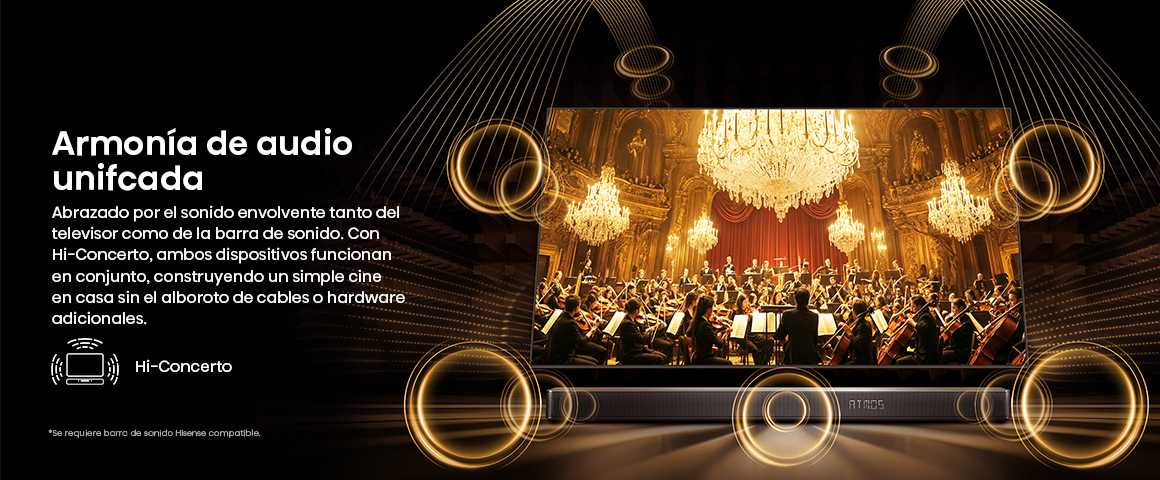 Armon&iacute;a de audio unificada