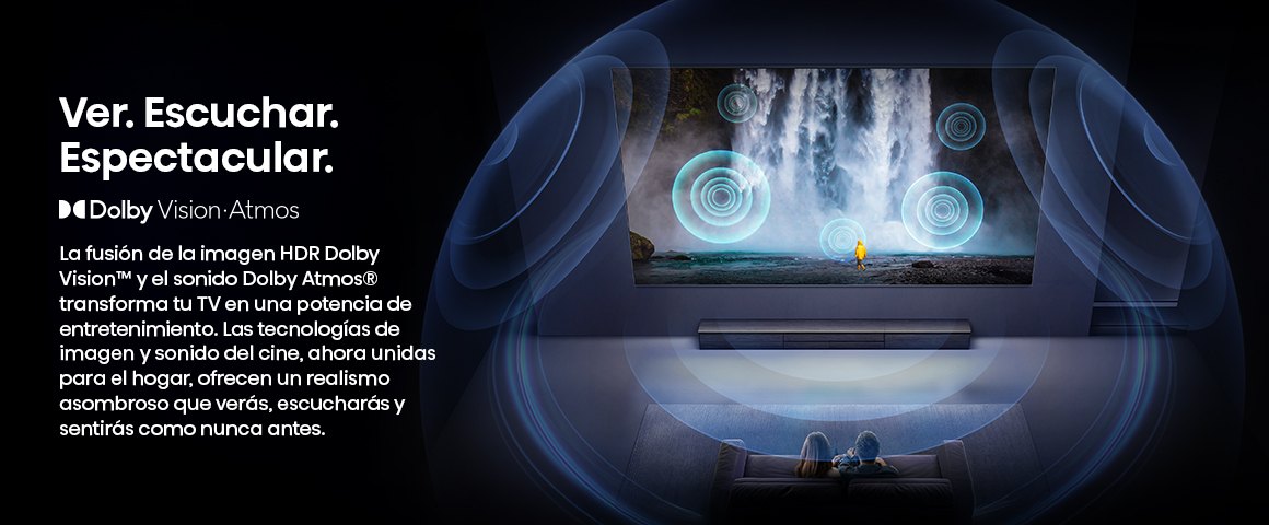 Imagen y sonido envolvente con Dolby Vision &amp; Atmos