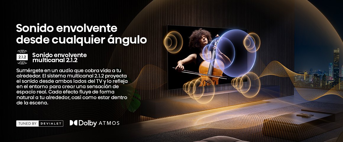 Sensación de sonido envolvente 2.1.2