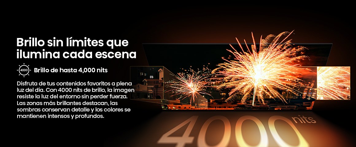 Hasta 3500 nits de brillo pico