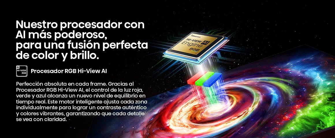 Perfección en cada pixel con Hi-View AI Engine RGB