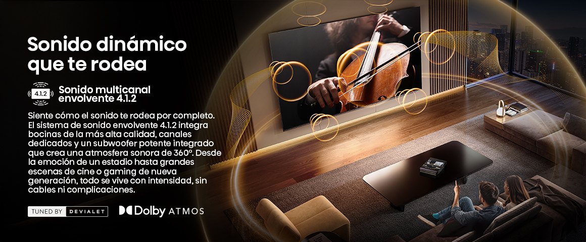 Sensación de sonido envolvente 4.1.2